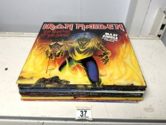 IRON MAIDEN, SAXON, ZZ TOP AND MORE LPS /ALBUMS