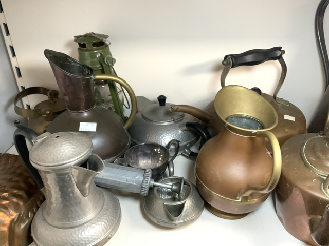 MIXED METALWARE COPPER, PEWTER AND MORE - Image 3 of 6
