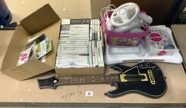 MAINLY Wii ACCESSORIES, PLAYSTATION AND XBOX GAMES