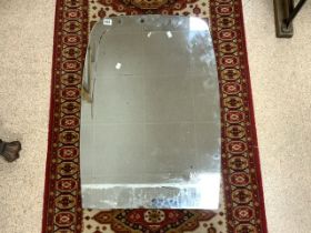 UNFRAMED ETCHED MIRROR 92 X 58CM