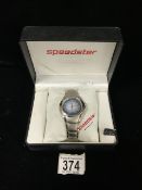 GENTS SPEEDSTER BY SWISS PULSE 3001 QUARTZ (NEEDS BATTERY) ORIGINAL BOX