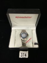 GENTS SPEEDSTER BY SWISS PULSE 3001 QUARTZ (NEEDS BATTERY) ORIGINAL BOX