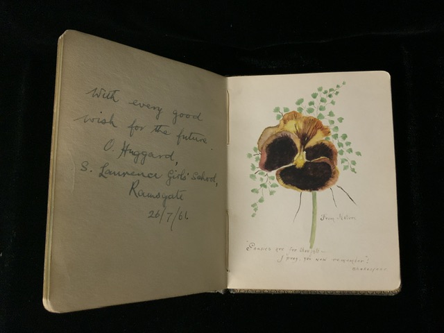 AUTOGRAPH ALBUM/WATERCOLOURS FROM EARLY 20TH-CENTURY ONWARDS INCLUDES HUGHIE GREEN SIGNATURE - Image 3 of 5