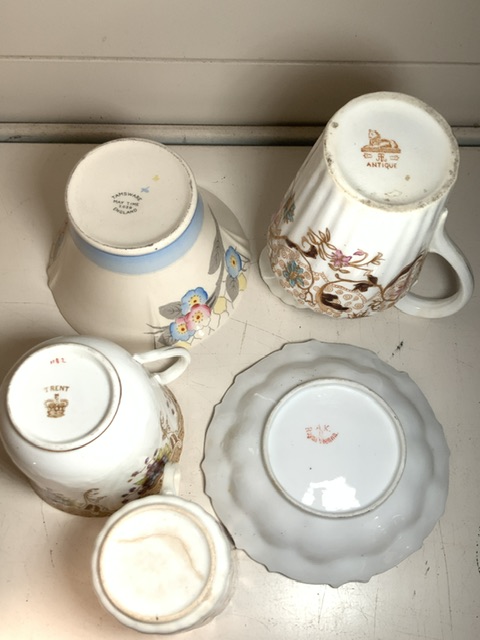 QUANTITY OF MIXED CHINA INCLUDING ART DECO TAMSWARE (MAY TIME), FLORAL GILT DECORATION, TEACUPS, - Image 7 of 7
