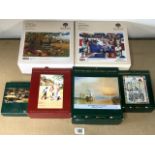 QUANTITY OF WOODEN JIGSAW PUZZLES BY WENTWORTH