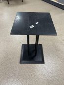BLACK ASH SMALL OCCASIONAL TABLE 37 X 60CM