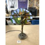 ART DECO STYLE LADY / TIFFANY STYLE TABLE LAMP