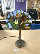 ART DECO STYLE LADY / TIFFANY STYLE TABLE LAMP