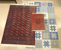 FOUR RUGS, 133 X 195, 170 X 140, 140 X 200CM