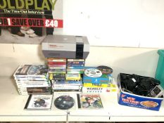 NINTENDO NESE-001 WITH GAMES WII, AMIGA AMSTRAD AND MORE