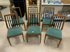 SET OF SIX MID CENTURY DINING CHAIRS