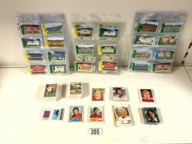 1970s AND 8Os PANINI FOOTBALL STICKERS WITH FOOTBALL STAMPS FROM THE 70s