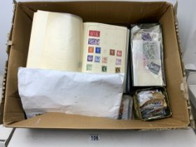 LARGE QUANTITY OF LOOSE STAMPS AND ALBUMS MANY GB