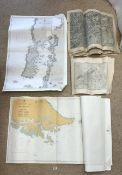 QUANTITY OF VARIOUS VINTAGE MAPS, INCLUDING MILITARY ETC