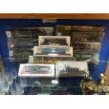 QUANTITY OF MIXED MODEL TRAINS WITH ORIGINAL PACKAGING