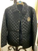 RALPH LAUREN BLACK PADDED JACKET; SIZE M WITH TAGS