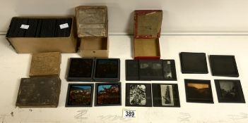 COLOURED AND BLACK AND WHITE SLIDES; INCLUDES COLOURED LITHOGRAPHIC LANTERN SLIDES (THE TRANSVALL