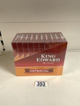 QUANTITY OF KING EDWARD IMPERIAL CIGARS UNOPENED