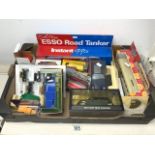 MIXED BOXED MAINLY DIE-CAST VEHICLES, FRICTION W.A COACH, ESSO TANKER AND MORE