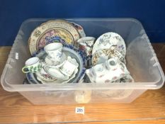 MIXED QUANTITY OF CHINA INCLUDES WEDGWOOD, MASONS AND MORE