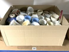 LARGE QUANTITY OF COMMEMORATIVE CUPS, ROYAL DOULTON, SHELLEY AND MORE; DATING BACK TO VICTORIA