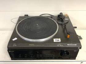 TECHNICS TURNTABLE SL-B210, SHERWOOD DIGI-LINE III STEREO AM/FM RECEIVER RX-203OR WITH REMOTE