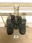 MILITARY US NAVY BINOCULARS DATED 1943 BY BAUSCH & LOMB