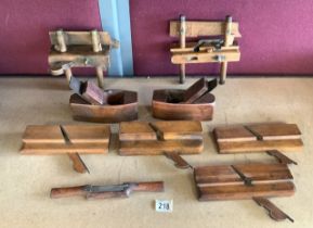 QUANTITY OF VINTAGE WOODEN PLANES