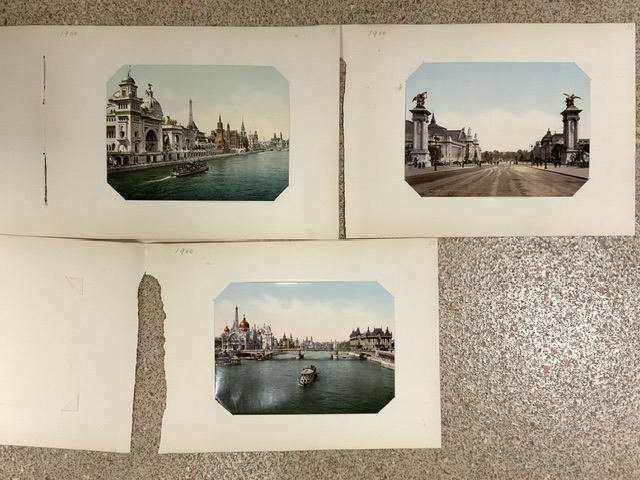 SIX CHROMOLITHOGRAPHS OF THE 1900 PARIS EXPOSITION - Image 7 of 10