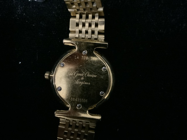 AN OMEGA SEAMASTER SWISS MADE WRISTWATCH (MISSING STRAP), A LONGINES LADIES WRISTWATCH AND AN - Image 4 of 4