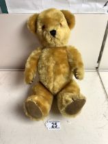 VINTAGE TEDDY FROM GWEN TOYS; BEAR BOUGHT IN THE 70S