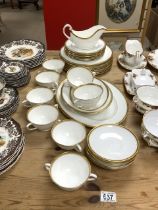 COALPORT PART DINNER SERVICE THIRTY-FOUR PIECES