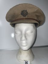 WWI SUSSEX REGIMENT OFFICERS HAT A/F