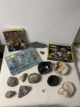 QUANTITY OF FOSSILS INCLUDES BOOKS