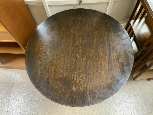 ANTIQUE ENGLISH OAK MONKS SEAT - Image 5 of 5