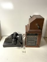 TML BAKELITE TELEPHONE AND OPERATORS EXCHANGE SYSTEM