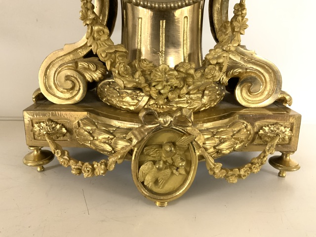 P MARTI FRENCH GILT ORMOLU CLOCK - Image 3 of 7