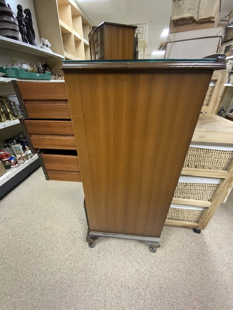 BURR WALNUT BEDROOM SET OF FOUR PIECES WITH ADDITION POT CUPBOARD - Image 6 of 11