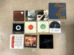 7 INCH SINGLES, PATRIK FITZGERALD, IMP, WATERBOYS, CHAMELEONS, THE ALARM, BIRDLAND AND MORE