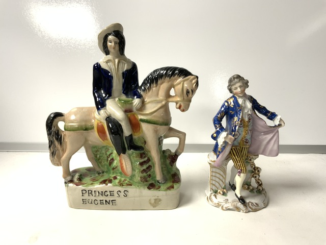 MIXED ENGLISH AND GERMAN PORCELAIN - Image 7 of 8