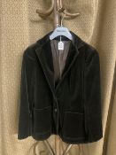 VINTAGE BROWN VELVET JACKET SIZE SMALL