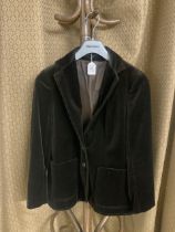 VINTAGE BROWN VELVET JACKET SIZE SMALL