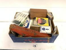 MIXED VINTAGE TOYS PLAYING CARDS, DRAUGHTS, DARTS AND MORE