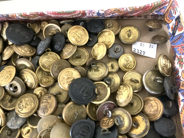 QUANTITY OF BRASS MILITARY ROYAL NAVY DRESS BUTTONS - Image 5 of 6