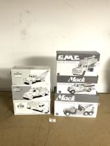 SIX BOXED DIE-CAST VEHICLES BY FIRST GEAR INCLUDES FIRE TRUCKS AND MORE