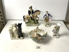 MIXED ENGLISH AND GERMAN PORCELAIN