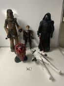 STAR WARS FIGURES AND CERAMIC DARTH MAUL