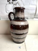 MID-CENTURY LARGE SCHEURICH - KERAMIK WEST GERMAN LAVA VASE 42CM