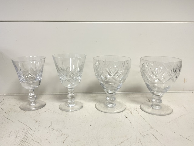 CUT GLASS DRINKING GLASSES INCLUDES WATERFORD, TUDOR, DOULTON AND ROYAL BRIERLEY - Image 11 of 14