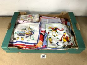 QUANTITY OF HANDKERCHIEFS SOME VINTAGE AND MORE